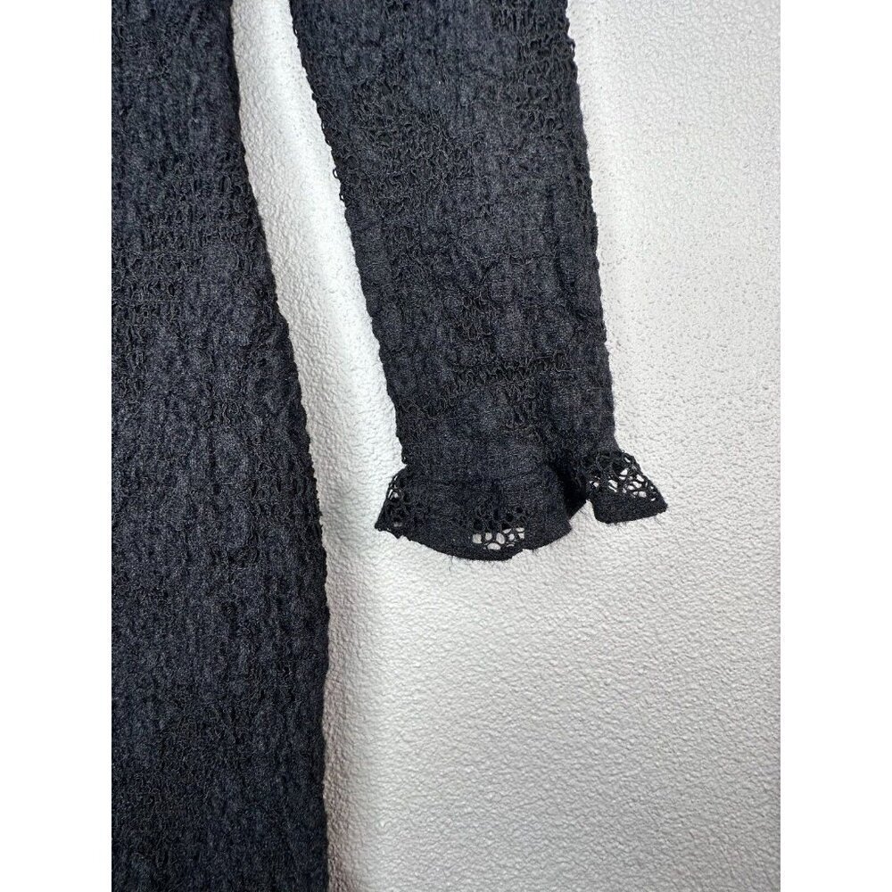 THE KOOPLES Short Black Lace Dress S Bodycon cocktail - Picture 7 of 9